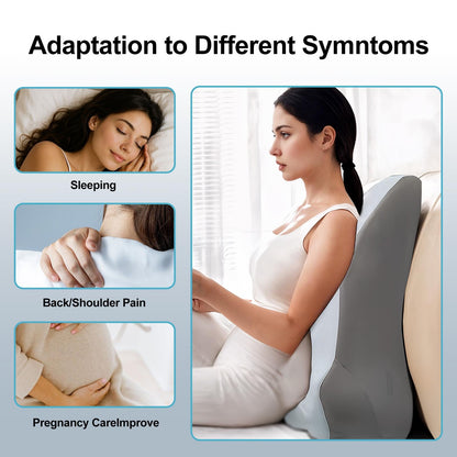 Ergonomic Support Pillow, Memory Foam Design, Versatile Used,forNeck, Back and Leg Support, Suitable for Face-DownReading pillow, Soft and Comfortable Fabric, Multi-Purpose,Removable, SleepingPillow Home, Sofa, Living Room, BedGift