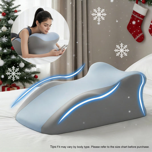 Ergonomic Support Pillow, Memory Foam Design, Versatile Used,forNeck, Back and Leg Support, Suitable for Face-DownReading pillow, Soft and Comfortable Fabric, Multi-Purpose,Removable, SleepingPillow Home, Sofa, Living Room, BedGift