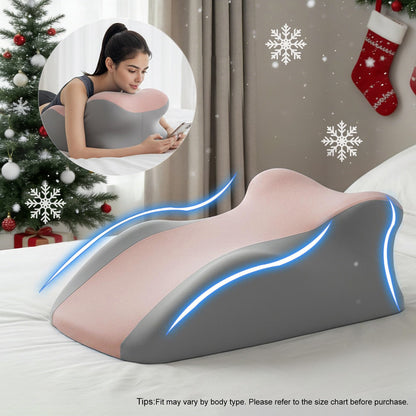 Ergonomic Support Pillow, Memory Foam Design, Versatile Used,forNeck, Back and Leg Support, Suitable for Face-DownReading pillow, Soft and Comfortable Fabric, Multi-Purpose,Removable, SleepingPillow Home, Sofa, Living Room, BedGift