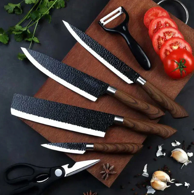 Professional Chef's Knife Set - 6Pcs Set